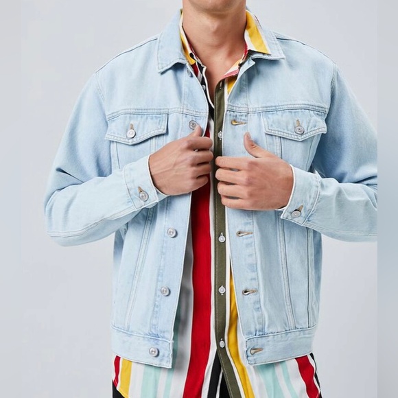 Slim Fit Denim Jacket - Picture 4 of 5